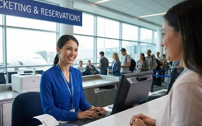 Air ticketing staff
